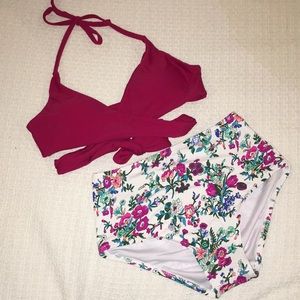 ✨Trendy Wrap Top Swimsuit- S-NWT✨